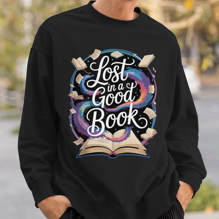 Lost In a Good Book Sweatshirt Gifts for Him Lost In a Good Book Sweatshirt Gifts for Him