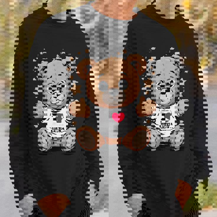 I Love Hiratsuka Teddy Bear 平塚テディベア大好き スウェットシャツ 彼への贈り物