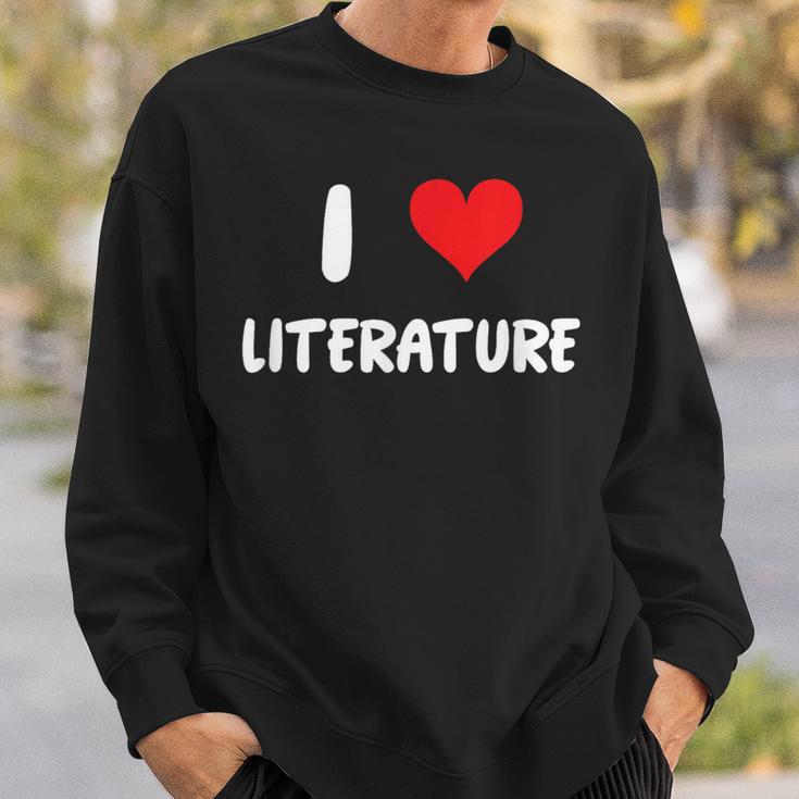 I Love Literature Heart Books Writing Reading Read Write Sweatshirt Gifts for Him I Love Literature Heart Books Writing Reading Read Write Sweatshirt Gifts for Him