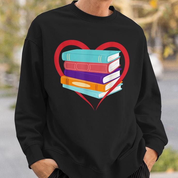 I Love Reading Book Heart Love Books Library Sweatshirt Gifts for Him I Love Reading Book Heart Love Books Library Sweatshirt Gifts for Him