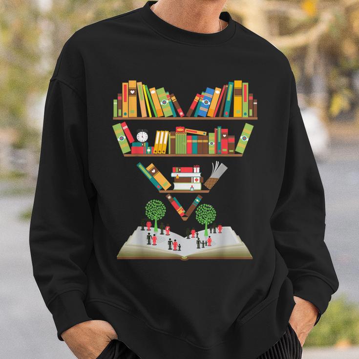I Love Reading Heart Love Books l Books Lovers Sweatshirt Gifts for Him