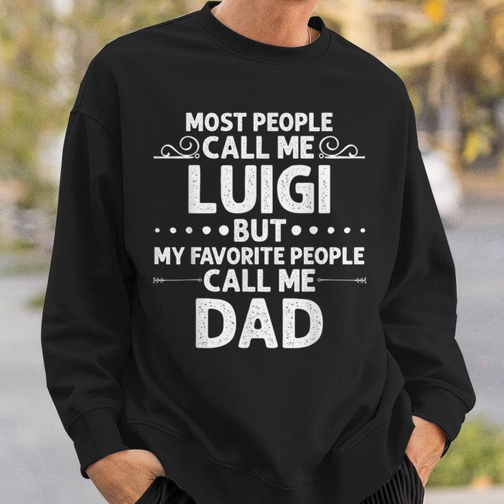 Luigi Nome Regalo Divertente Per La Festa Del Papà Felpa Regalos para él