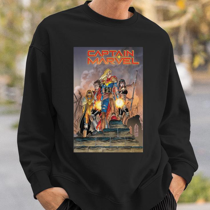Marvel Comixology Captain Marvel Revolution Comic Book Cover Sweatshirt Gifts for Him