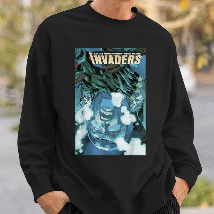 Marvel Comixology Invaders Go To Atlantis Comic Book Cover Sweatshirt Gifts for Him