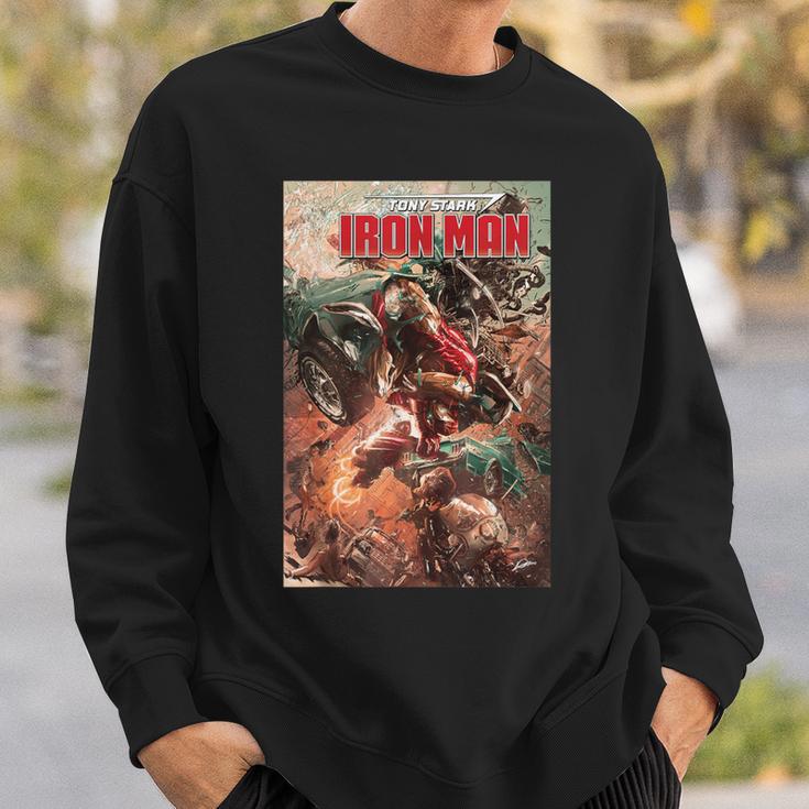 Marvel Comixology Iron Man Stark Realities Comic Book Cover Sweatshirt Gifts for Him Marvel Comixology Iron Man Stark Realities Comic Book Cover Sweatshirt Gifts for Him