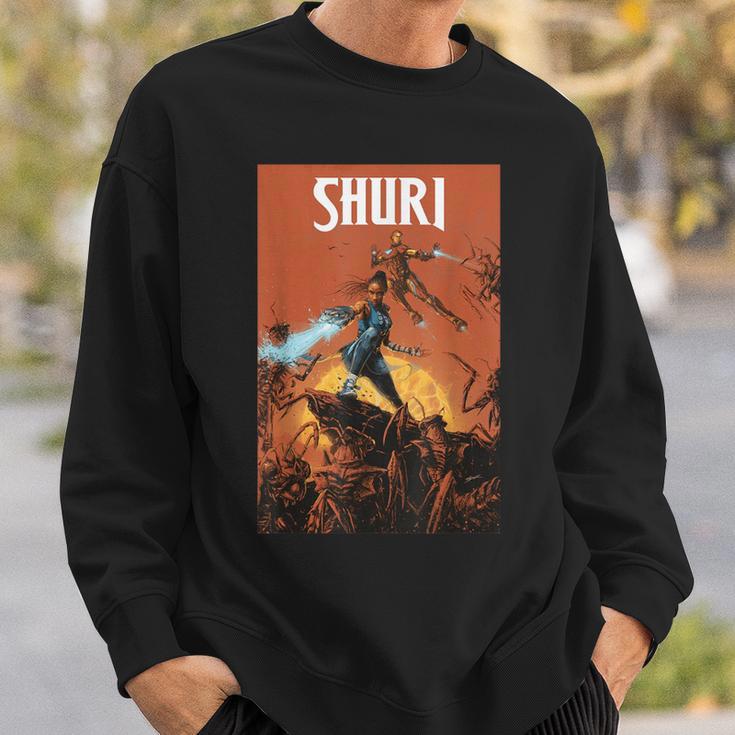 Marvel Comixology Shuri And Iron Man Comic Book Cover Sweatshirt Gifts for Him Marvel Comixology Shuri And Iron Man Comic Book Cover Sweatshirt Gifts for Him