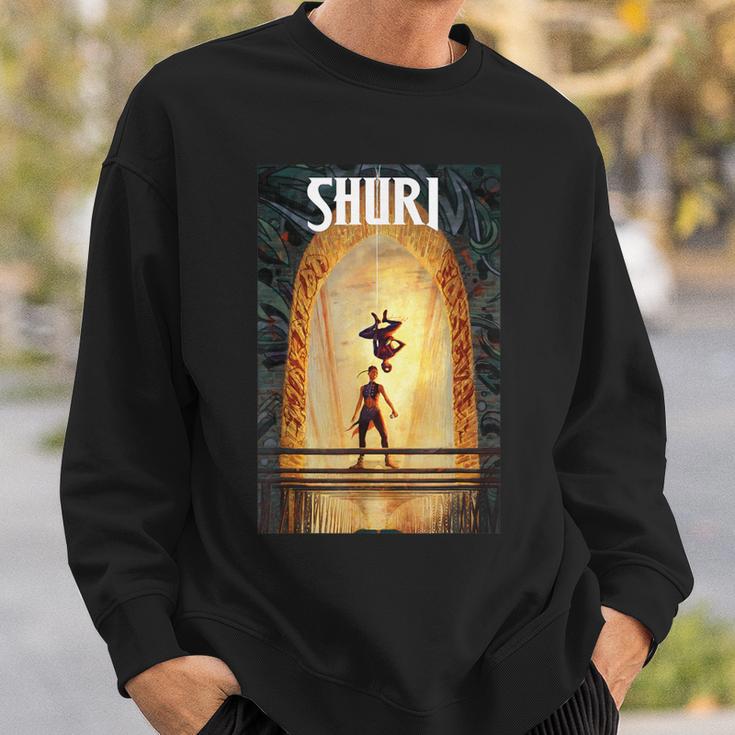 Marvel Comixology Shuri And Spider-Man Comic Book Cover Sweatshirt Gifts for Him