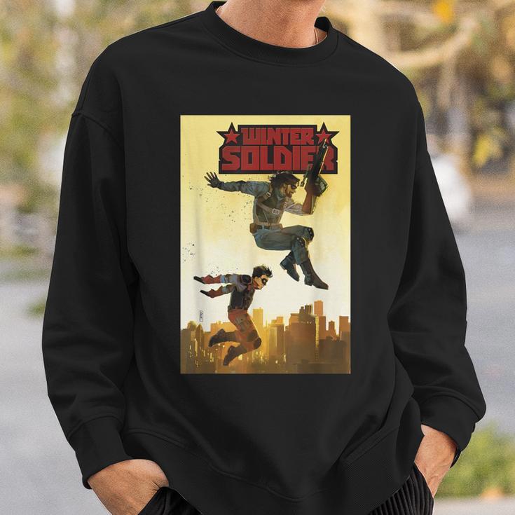 Marvel Comixology Winter Soldier 3 Of 5 Comic Book Cover Sweatshirt Gifts for Him Marvel Comixology Winter Soldier 3 Of 5 Comic Book Cover Sweatshirt Gifts for Him