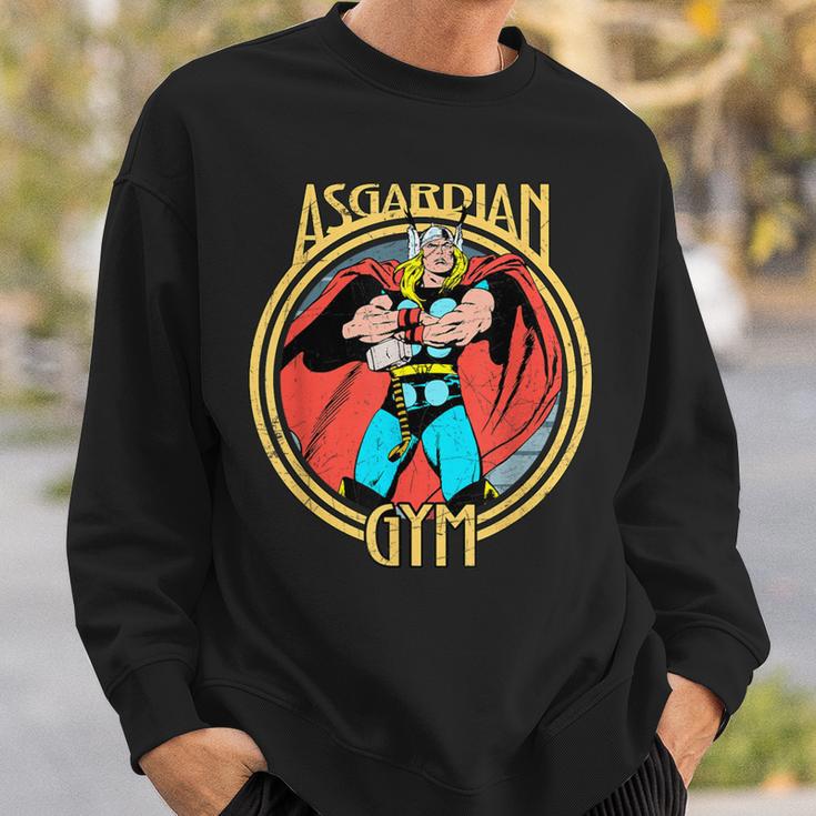 Marvel Thor Retro Comic Book Asgardian Gym Sweatshirt Gifts for Him