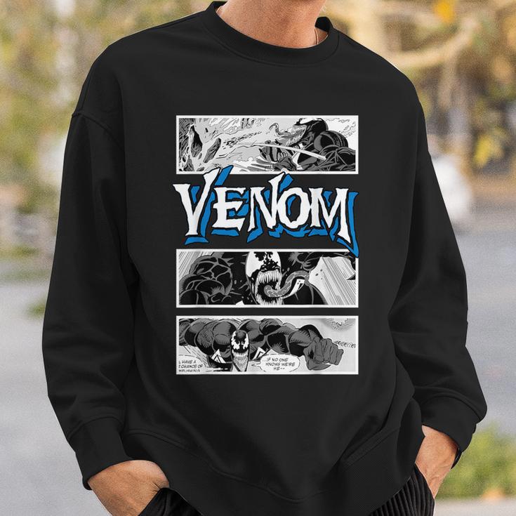 Marvel Venom Comic Book Illustrations Panel Graphic T-Shirt Sweatshirt Gifts for Him
