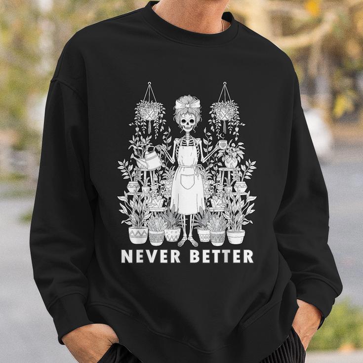 Messy Bun Skeleton Reading Book Coffee Never Better Sweatshirt Gifts for Him Messy Bun Skeleton Reading Book Coffee Never Better Sweatshirt Gifts for Him