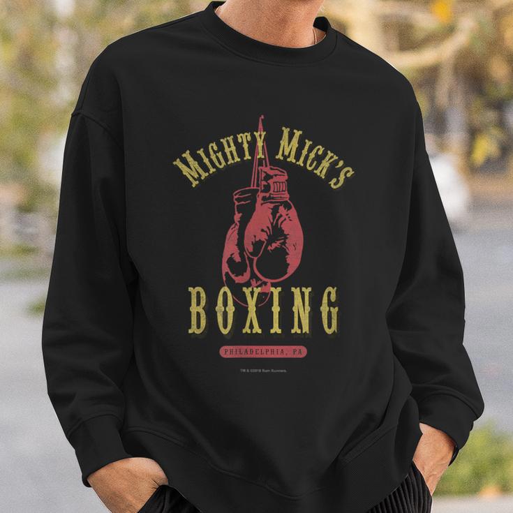 Mighty Mick's ボクシングジム ヴィンテージ アンティーク調 色あせ スウェットシャツ 彼への贈り物