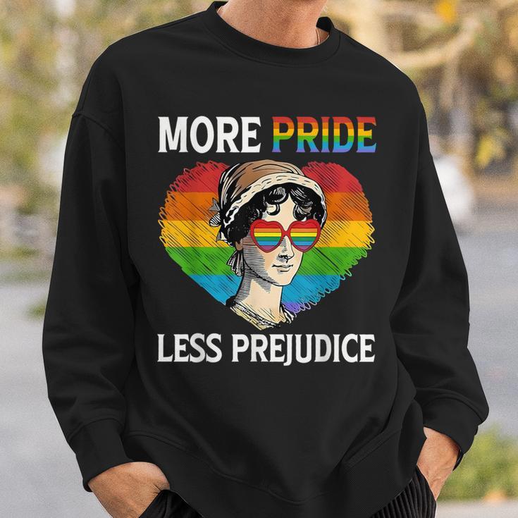 More Pride Less Prejudice Pride Month Lgbtq ゲイ レズビアン スウェットシャツ 彼への贈り物