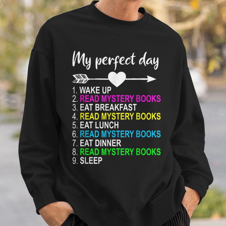 Mystery Books Shirt Perfect Day Reading Mystery Lover Sweatshirt Gifts for Him