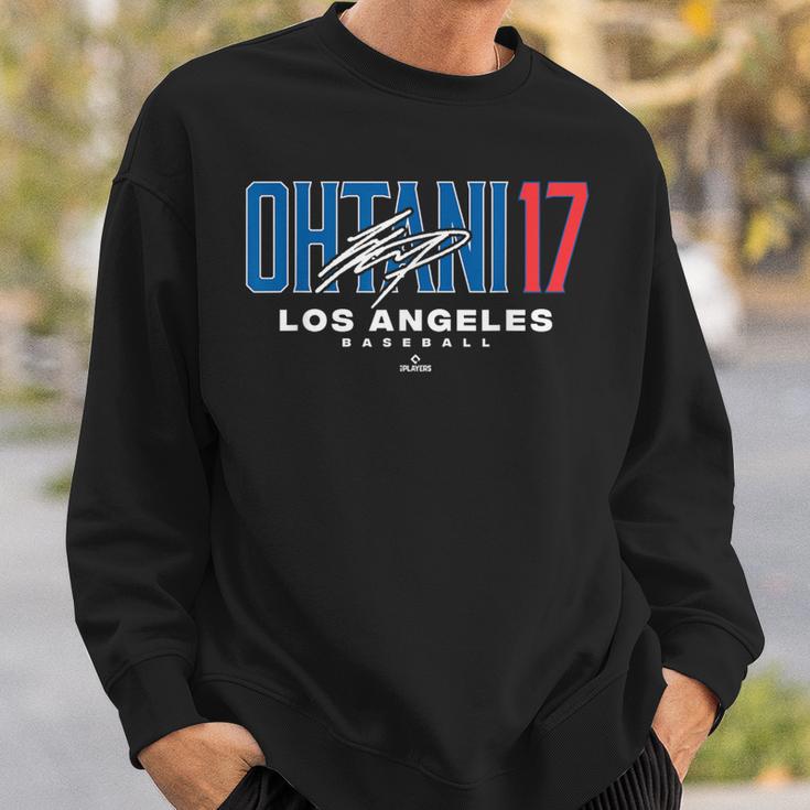 Name Number Cityhohei Ohtani 17 Los Angeles Baseball Mlbpa スウェットシャツ 彼への贈り物
