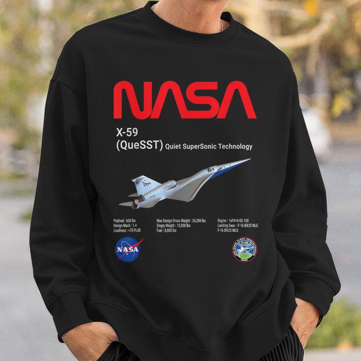 Nasa X-59 Quiet-Supersonic-Technology（Quesst スウェットシャツ 彼への贈り物