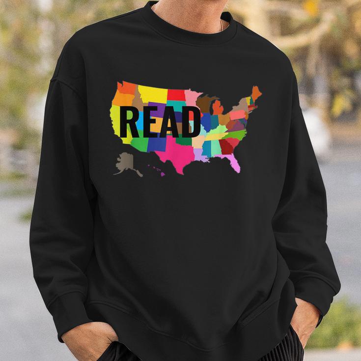 National Read America Shirt United States Read Books Sweatshirt Gifts for Him National Read America Shirt United States Read Books Sweatshirt Gifts for Him
