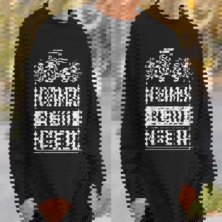 No Farmers No Food No Future ファーマー 農場農場農業 スウェットシャツ 彼への贈り物