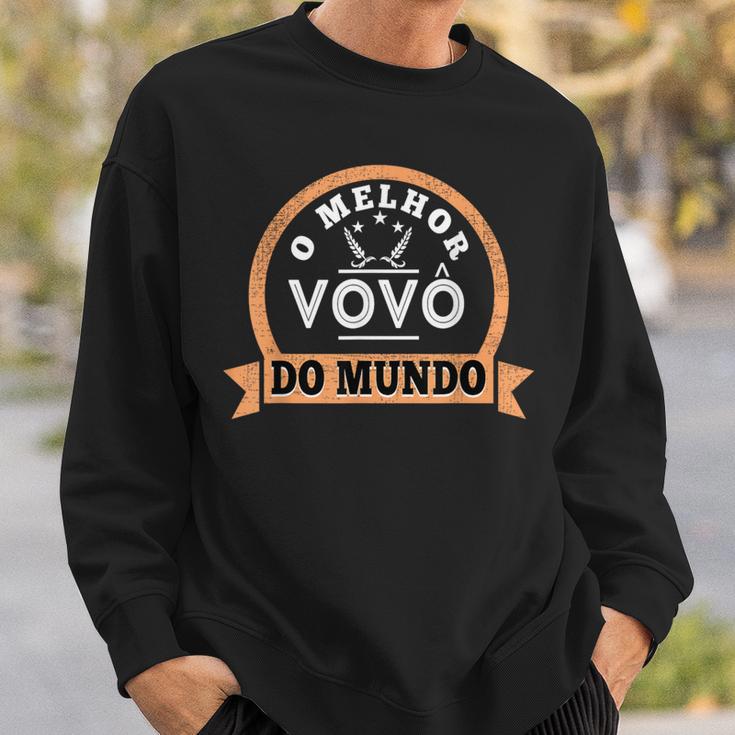 O Melhorovo Do Mundo ブラジリアン ポルトガル語 おじいちゃん スウェットシャツ 彼への贈り物