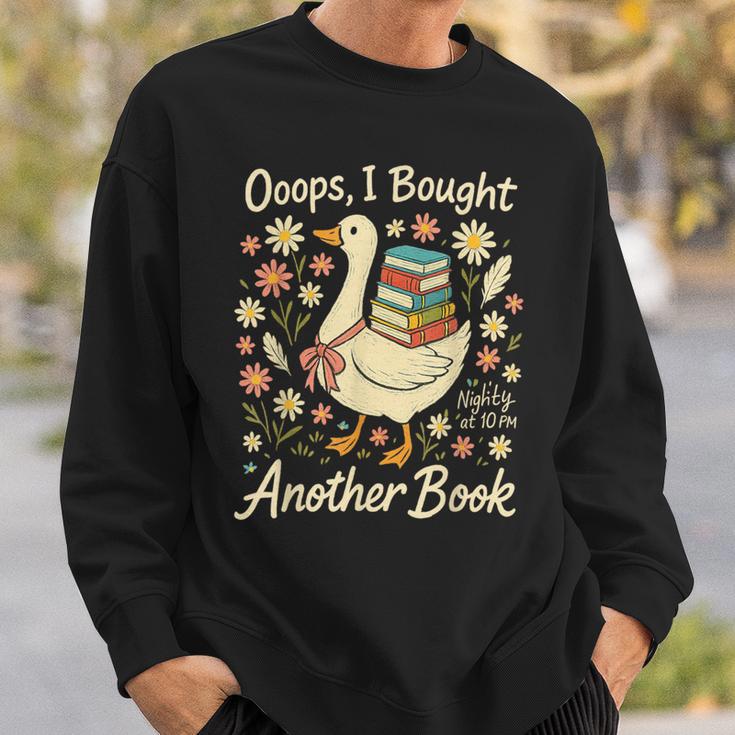 Ooops I Bought Another Book Goose Reader Sweatshirt Gifts for Him