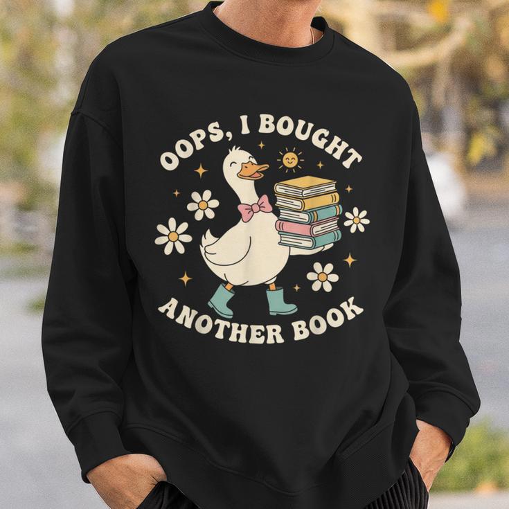 Oops I Bought Another Book Shirt Goose Reader Sweatshirt Gifts for Him