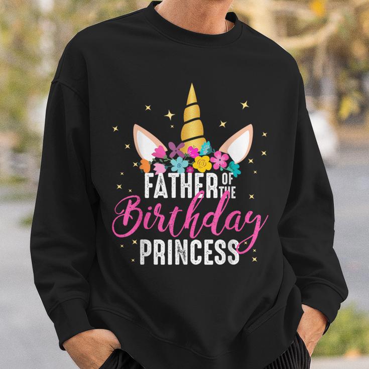 Papà Della Festeggiata Padre Regalo Di Compleanno Unicorno Felpa Regalos para él