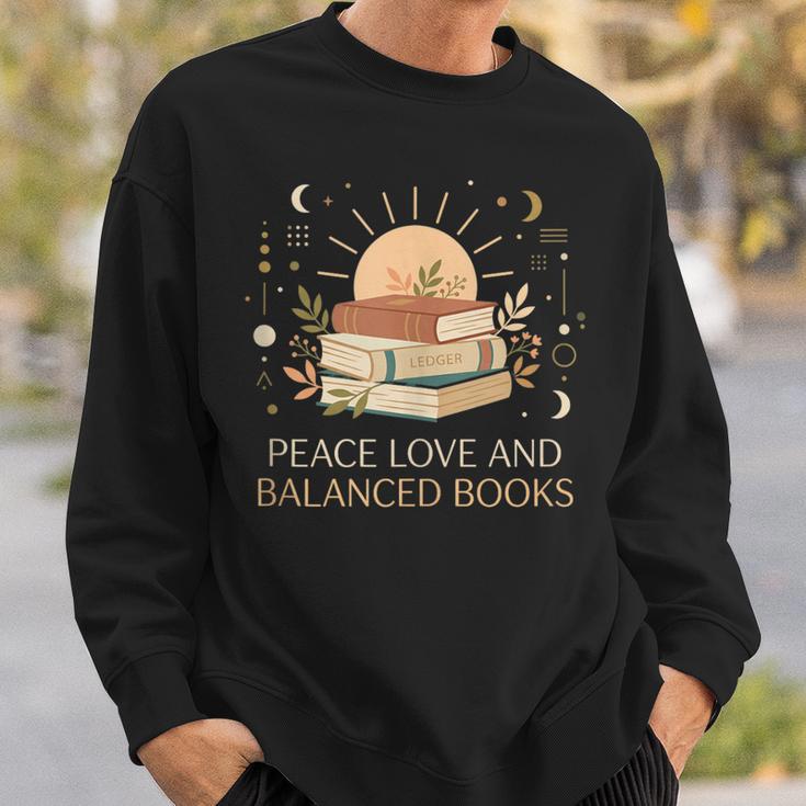 Peace Love And Balanced Books Tax Auditor Accountant Sweatshirt Gifts for Him Peace Love And Balanced Books Tax Auditor Accountant Sweatshirt Gifts for Him