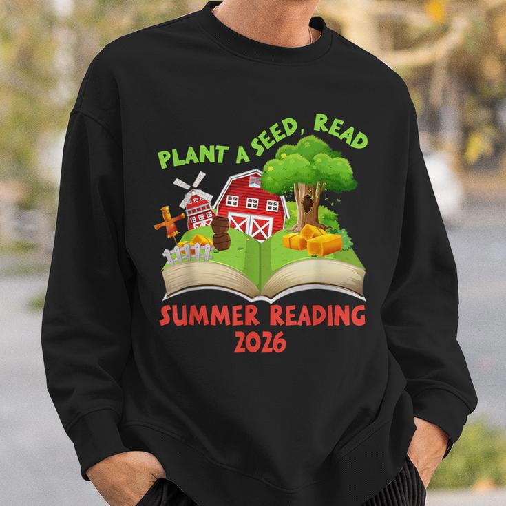 Plant A Seed Read Summer Reading 2026 Kids Library Book Farm Sweatshirt Gifts for Him Plant A Seed Read Summer Reading 2026 Kids Library Book Farm Sweatshirt Gifts for Him