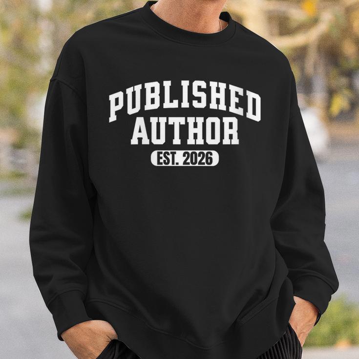 Proud Published Author 2026 Mom Dad Vintage Poet Book Writer Sweatshirt Gifts for Him Proud Published Author 2026 Mom Dad Vintage Poet Book Writer Sweatshirt Gifts for Him