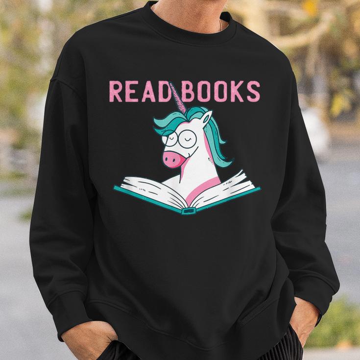 Read Books Reading Book Sweatshirt Gifts for Him