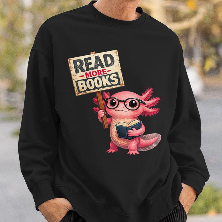 Read More Books Teacher Librarian Reading Women Men Sweatshirt Gifts for Him