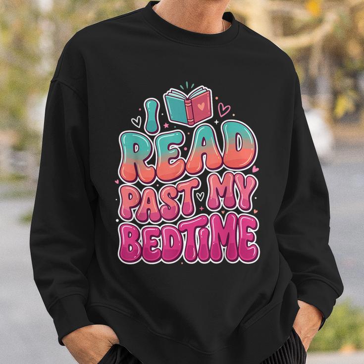 I Read Past My Bedtime Book Lover Bookworm Sweatshirt Gifts for Him I Read Past My Bedtime Book Lover Bookworm Sweatshirt Gifts for Him