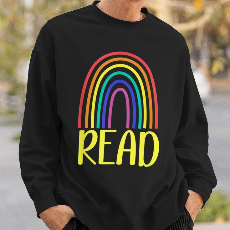 READ Rainbow Read Librarian Teacher Book Readers Reading Sweatshirt Gifts for Him READ Rainbow Read Librarian Teacher Book Readers Reading Sweatshirt Gifts for Him