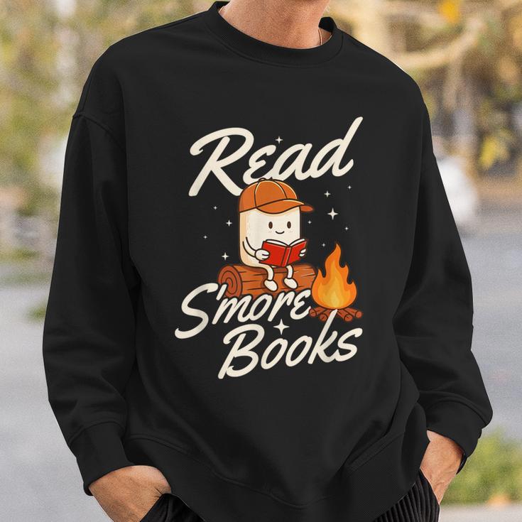 Read S'More Books Book Lover Reading Bookworm Reader Sweatshirt Gifts for Him