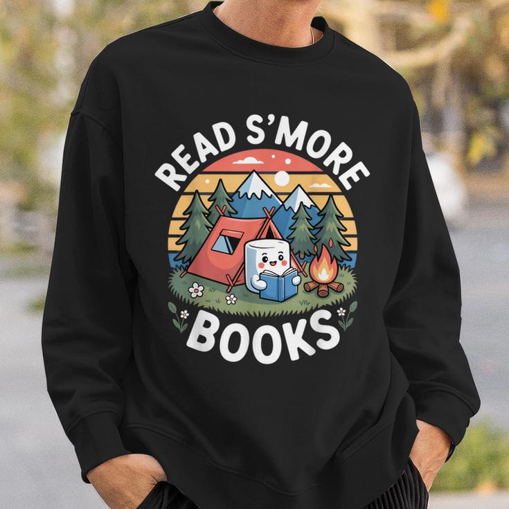 Read S'More Books Camping Lover Sweatshirt Gifts for Him