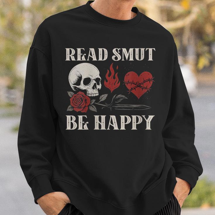 Read Smut Be Happy Dark Romance Merch Smutt Book Lover Women Sweatshirt Gifts for Him Read Smut Be Happy Dark Romance Merch Smutt Book Lover Women Sweatshirt Gifts for Him