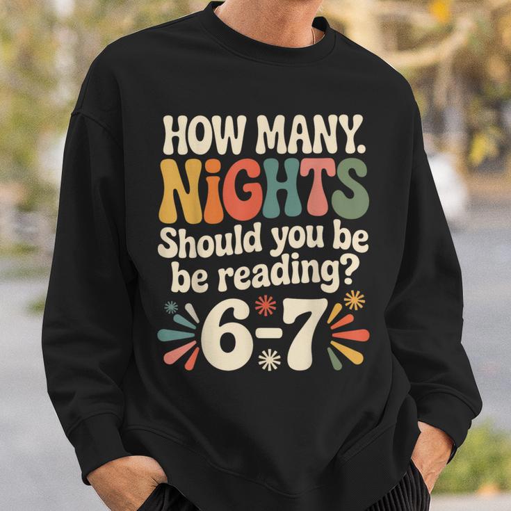 Reading 6 7 Six Seven Meme English Teacher Book Lover Sweatshirt Gifts for Him Reading 6 7 Six Seven Meme English Teacher Book Lover Sweatshirt Gifts for Him