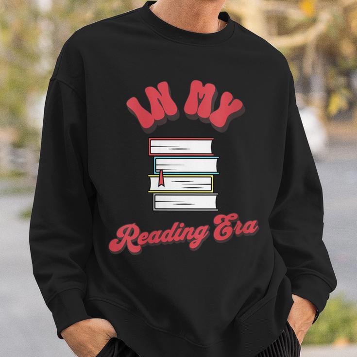 In My Reading Era Book Lover Librarian Author Bookish Reader Sweatshirt Gifts for Him