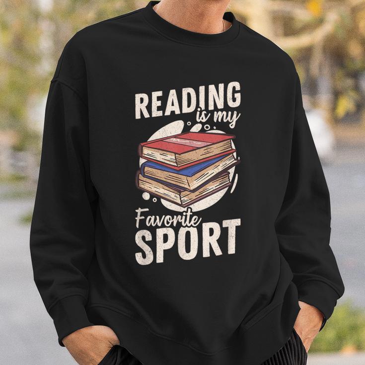 Reading Is My Favorite Sport Reader Books Novel Lecture Sweatshirt Gifts for Him Reading Is My Favorite Sport Reader Books Novel Lecture Sweatshirt Gifts for Him