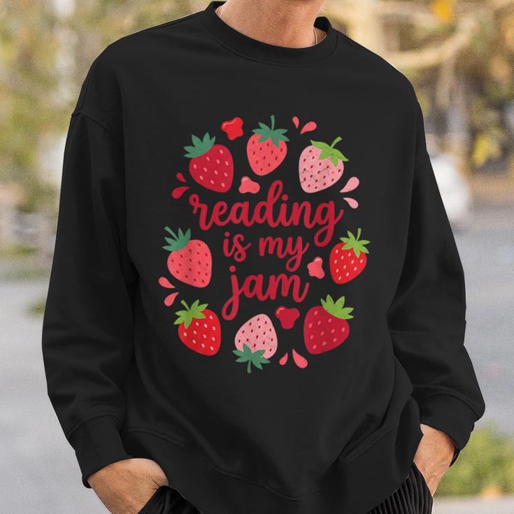 Reading Is My Jam I Love To Read Books Lover Girl Sweatshirt Gifts for Him
