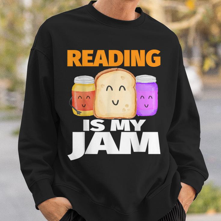 READING IS MY JAM Shirt I Love To Read Books Sweatshirt Gifts for Him