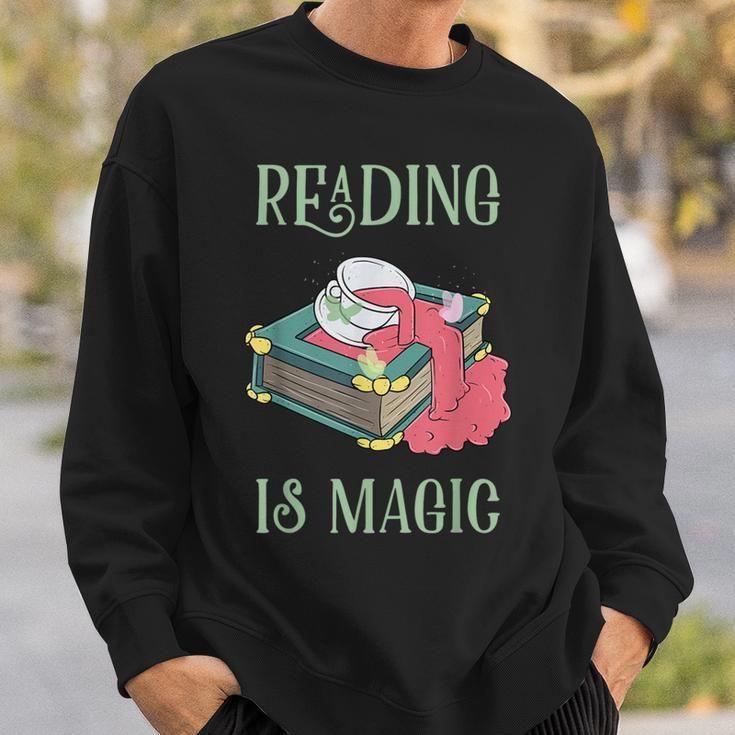 Reading Is Magic Book Reader Sweatshirt Gifts for Him Reading Is Magic Book Reader Sweatshirt Gifts for Him