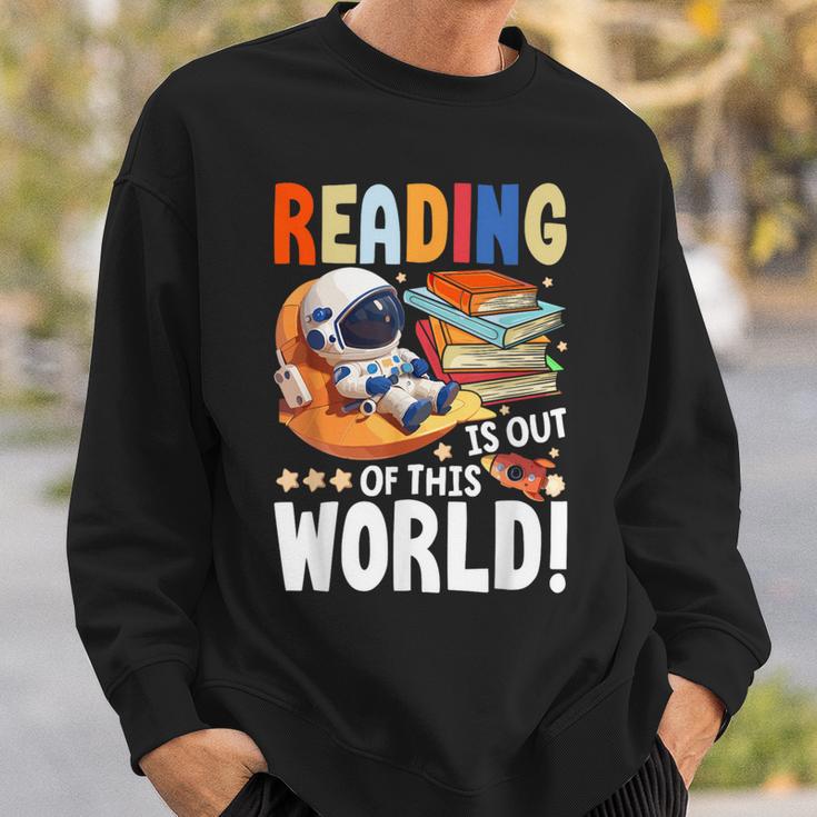 Reading Space Exploration Book Astronomy Lover Bookworm Sweatshirt Gifts for Him Reading Space Exploration Book Astronomy Lover Bookworm Sweatshirt Gifts for Him