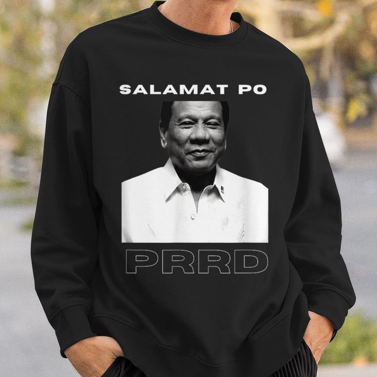 Salamat Po Prrd ありがとう社長ドゥテルテ・ピノイピネー スウェットシャツ 彼への贈り物