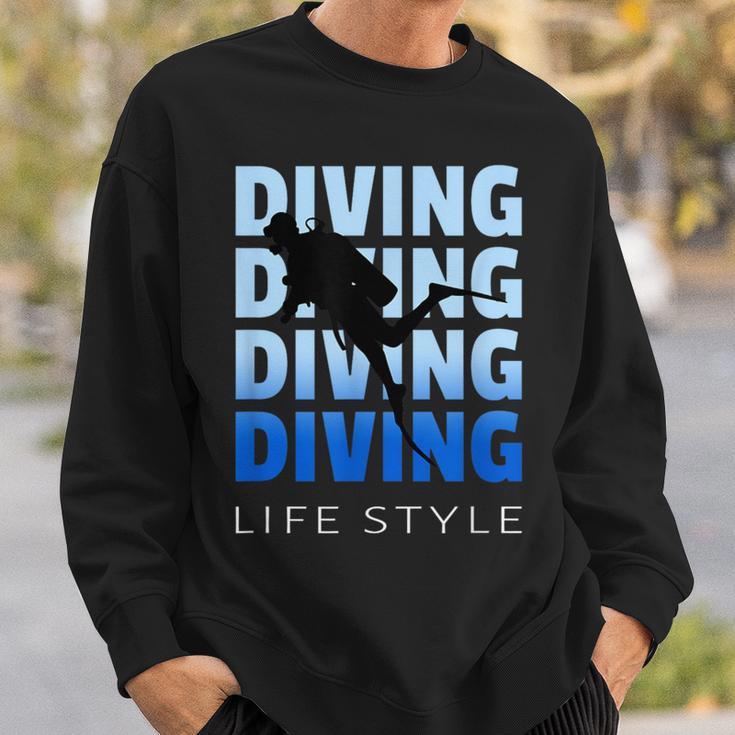 Scuba Diving Gearcuba Diving Equipment Dive スウェットシャツ 彼への贈り物
