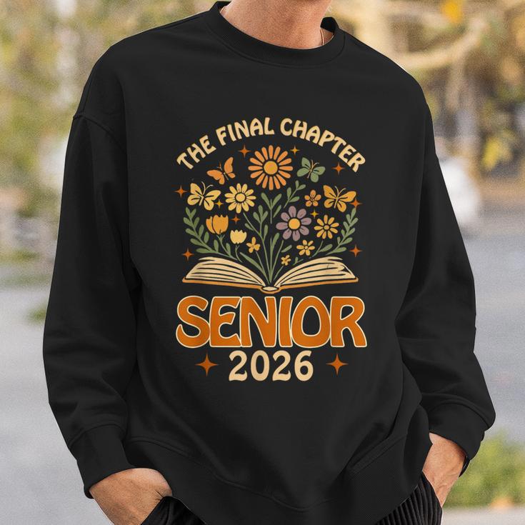 Senior 2026 Final Chapter Retro Book Lover Last First Day Sweatshirt Gifts for Him Senior 2026 Final Chapter Retro Book Lover Last First Day Sweatshirt Gifts for Him