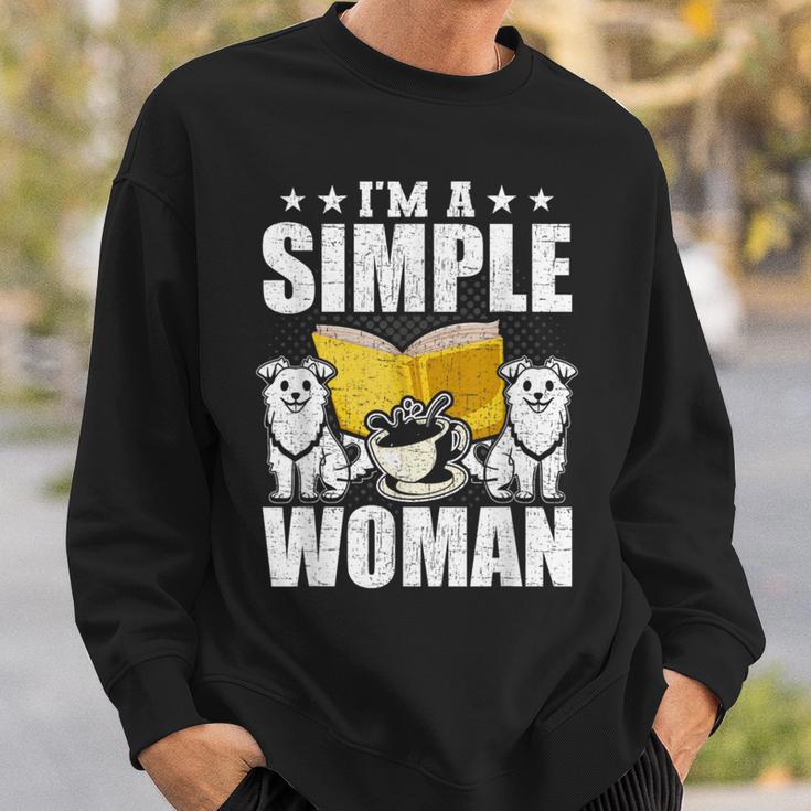 I Am a Simple Woman Book Lover Read Sweatshirt Gifts for Him