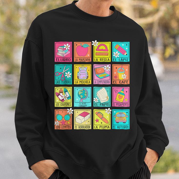 Spanish Teacher Book Back To School Sweatshirt Gifts for Him