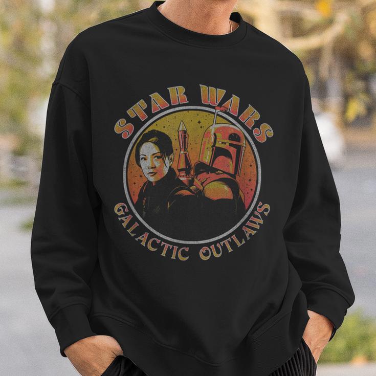 Star Wars The Book Of Boba Fett Galactic Outlaws Vintage Sweatshirt Gifts for Him