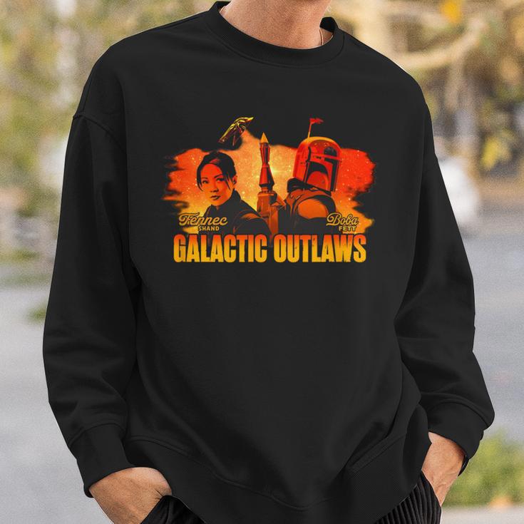 Star Wars The Book Of Boba Fett Galactic Sunset Poster Sweatshirt Gifts for Him